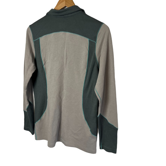 Outdoor Research Size Large Blackridge Top 9" Front Zipper Slate/Pewter Wool EUC - Picture 7 of 11